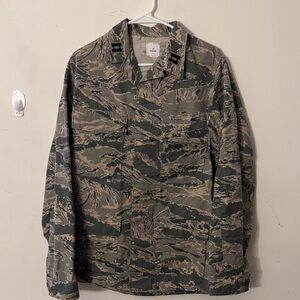 Men's Tiger-Stripe Camo Field Jacket - Olive Camo